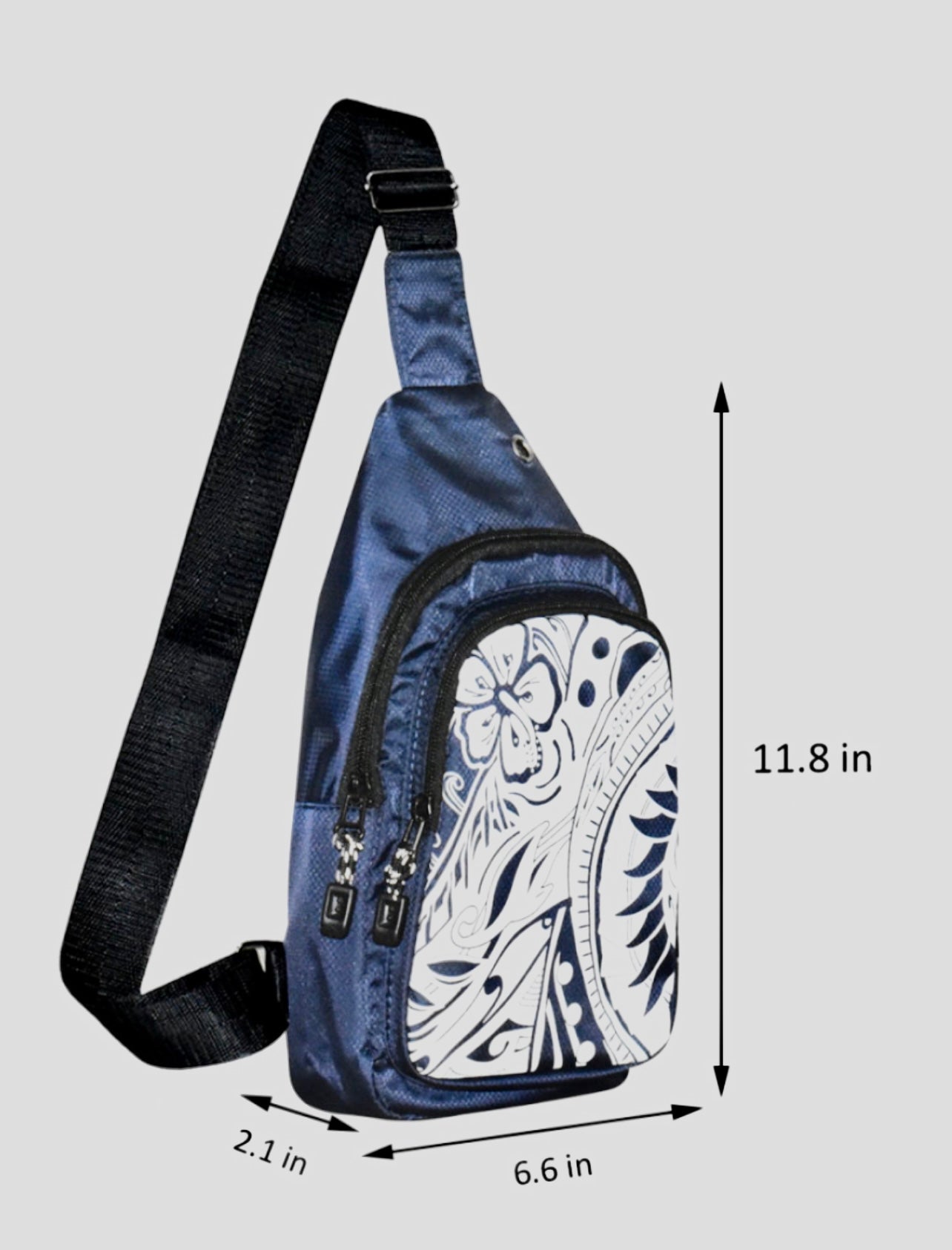 Eneri - Ready to Ship - Tribal Hibiscus Sling Bags Assorted Colors