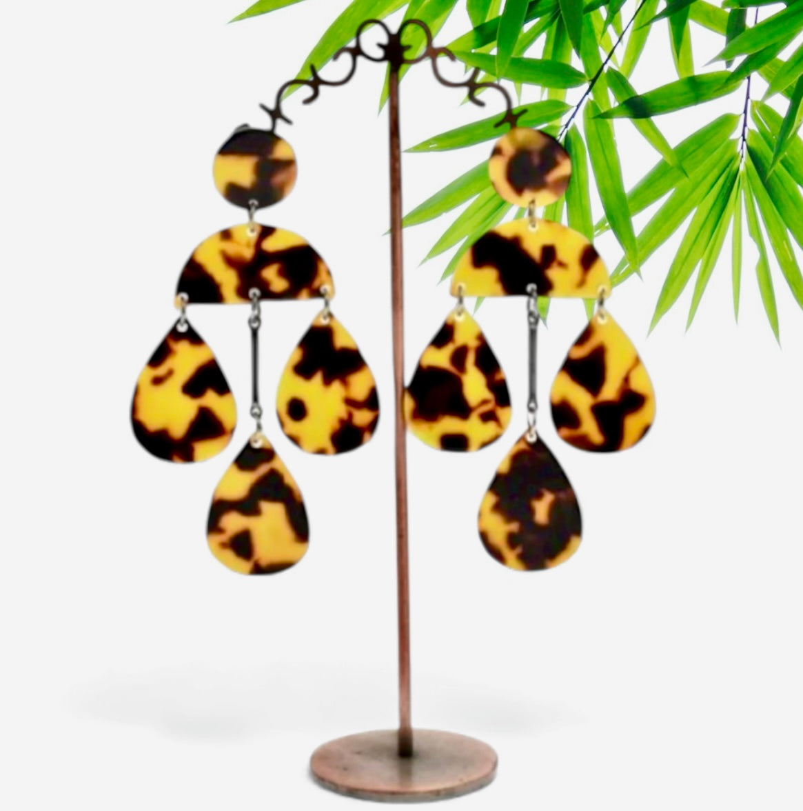Moni - Pre-Order Faux Turtle Shell Earrings