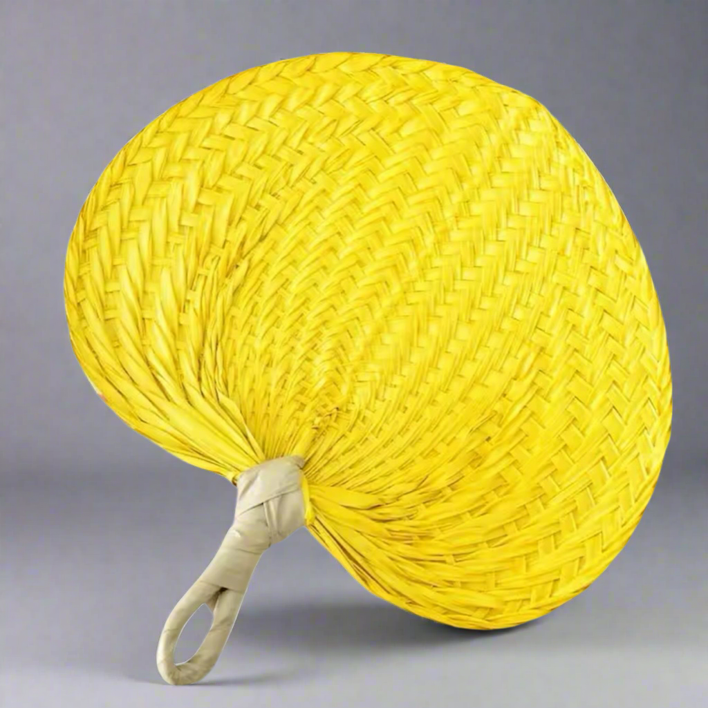 Alana - Ready to Ship Traditional Polynesian Hand Fan - Elegant Island Accessory