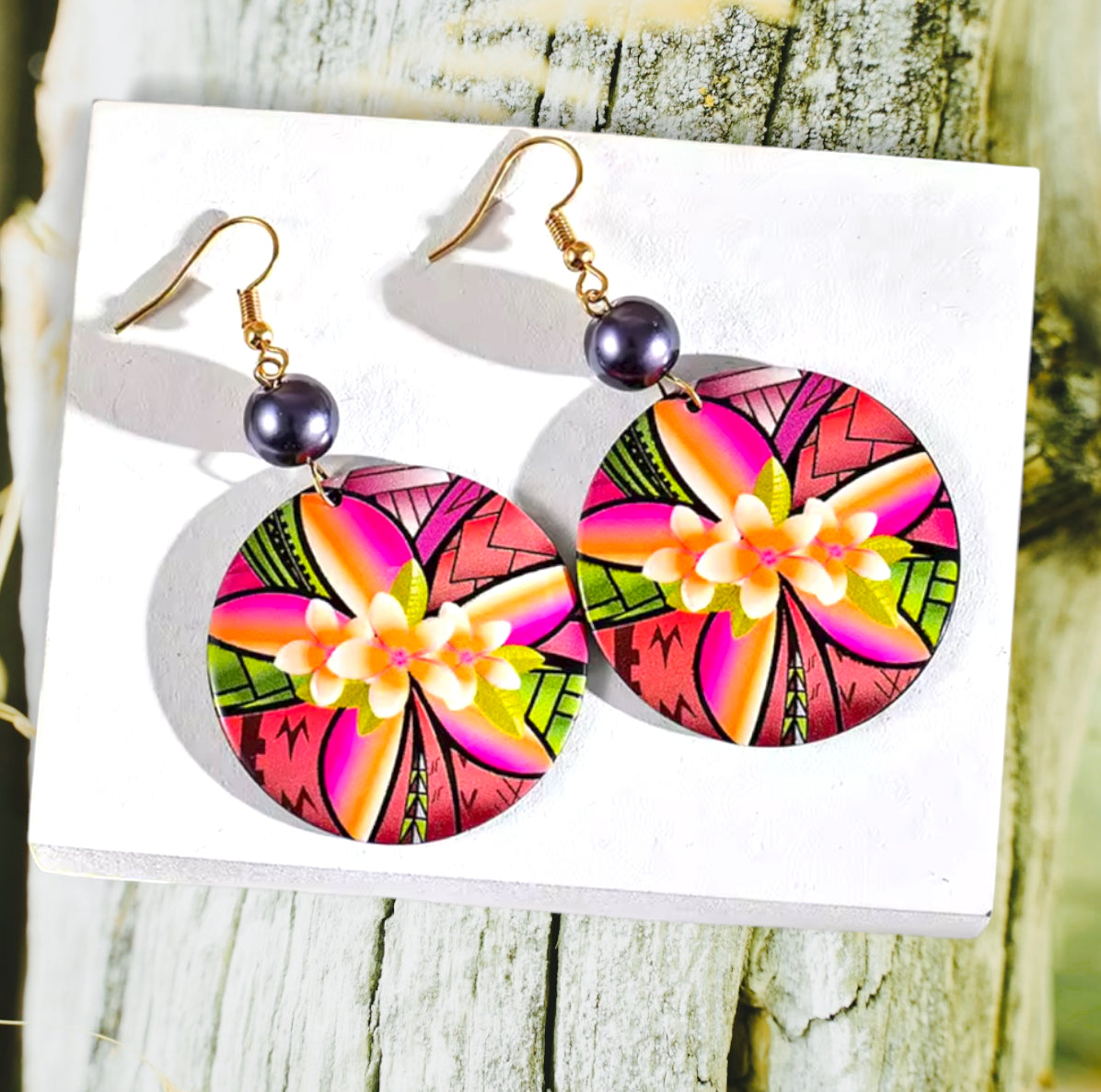 Mili - Ready to Ship - 3 Inch Multi-Color Pearl Dangle Earrings