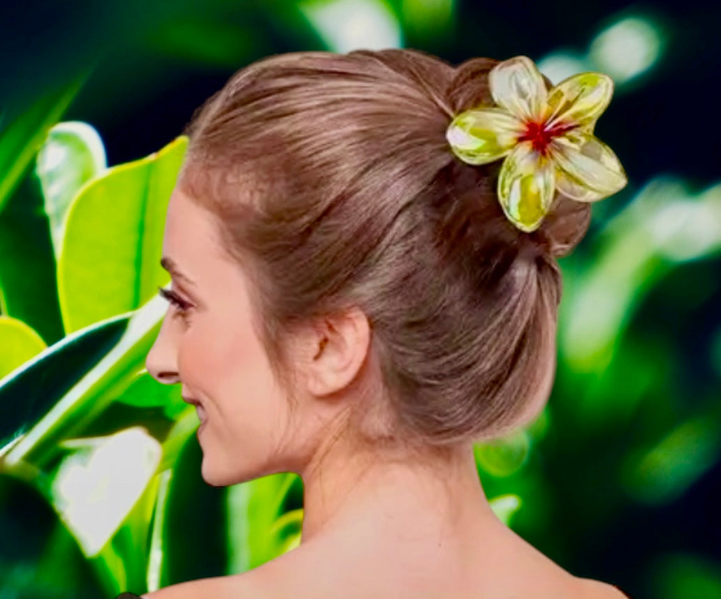 Nani - Floral Hair Clip - Elegant Hair Accessory - Ready to Ship