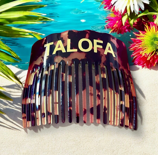 Talofa - Traditional Samoan Hair Comb (Selu) - Regular Size - Ready to Ship