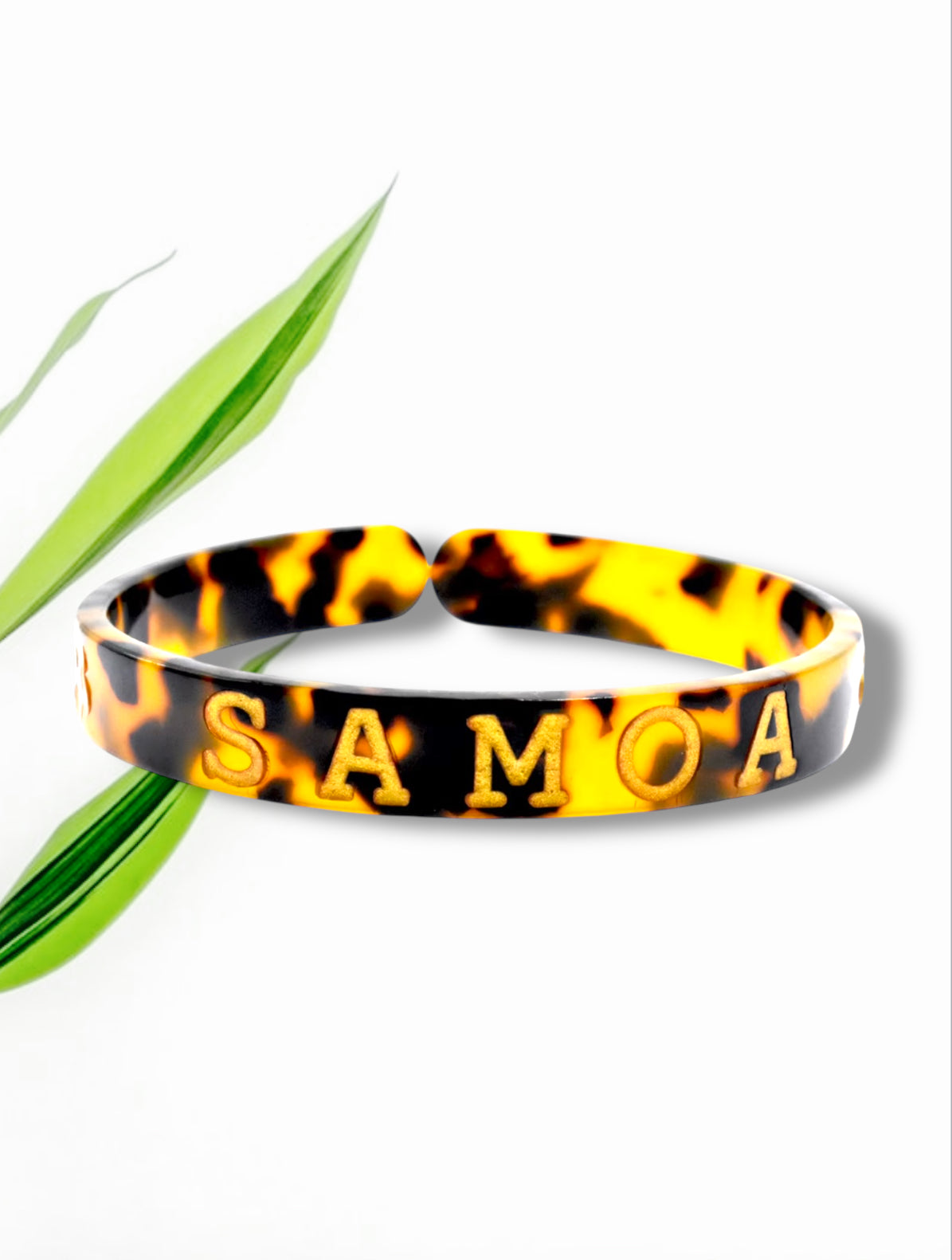 Tupou-Ready to Ship-Tribal Samoa Bangle Bracelet 2.36 inches