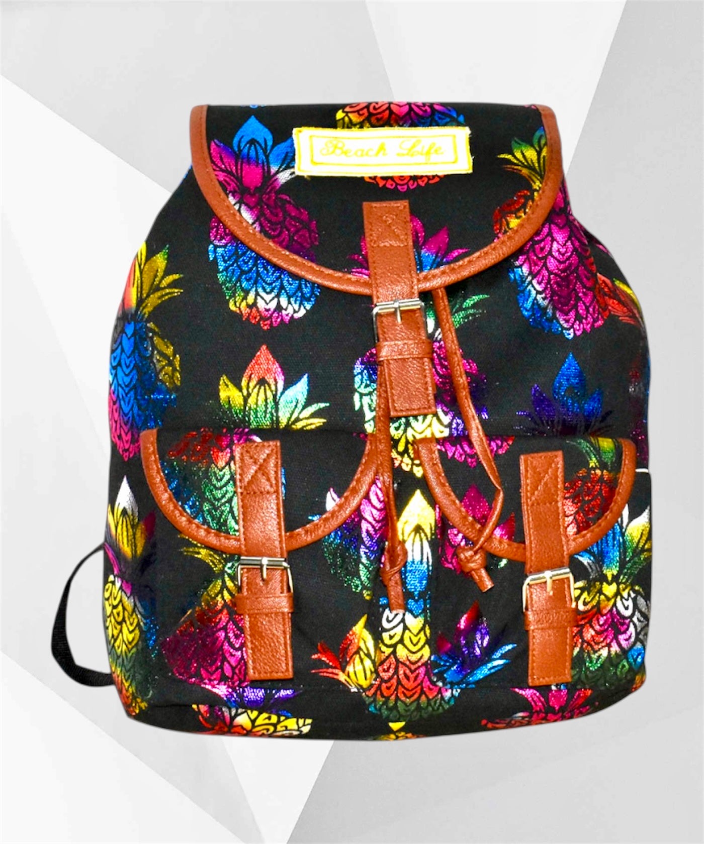 Penina - Ready to Ship - Pineapple Printed Fashion Back Pack Island Style