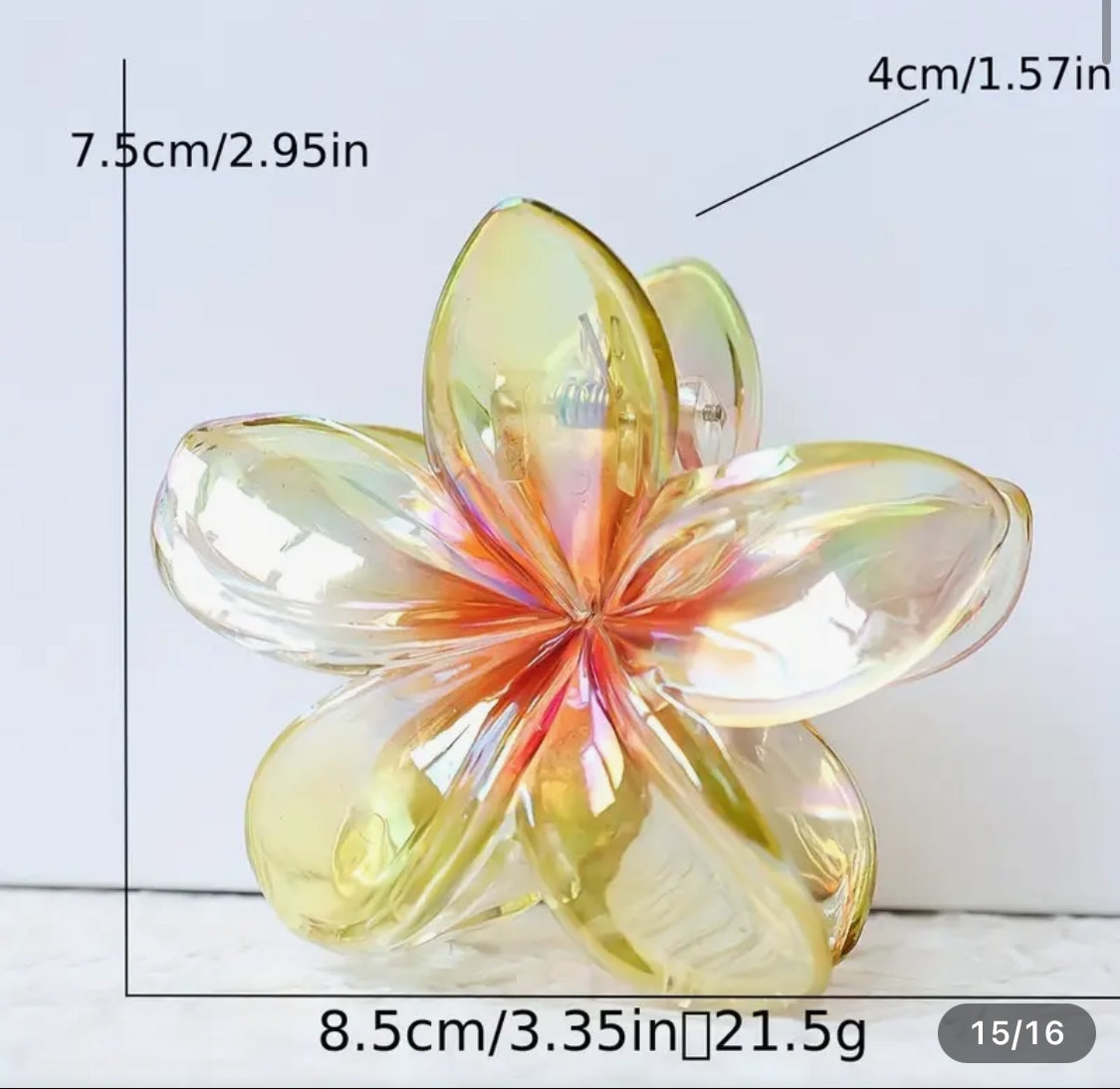 Nani - Floral Hair Clip - Elegant Hair Accessory - Ready to Ship