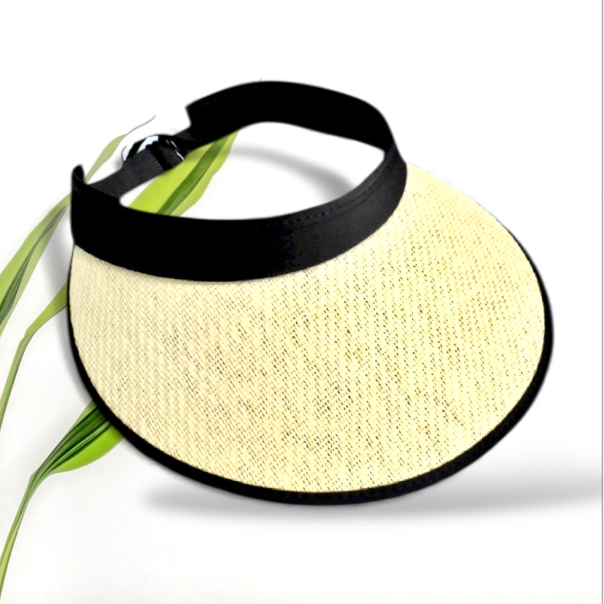 Talanoa-Pre-Order-Wide Rim Straw Visor Adjustable
