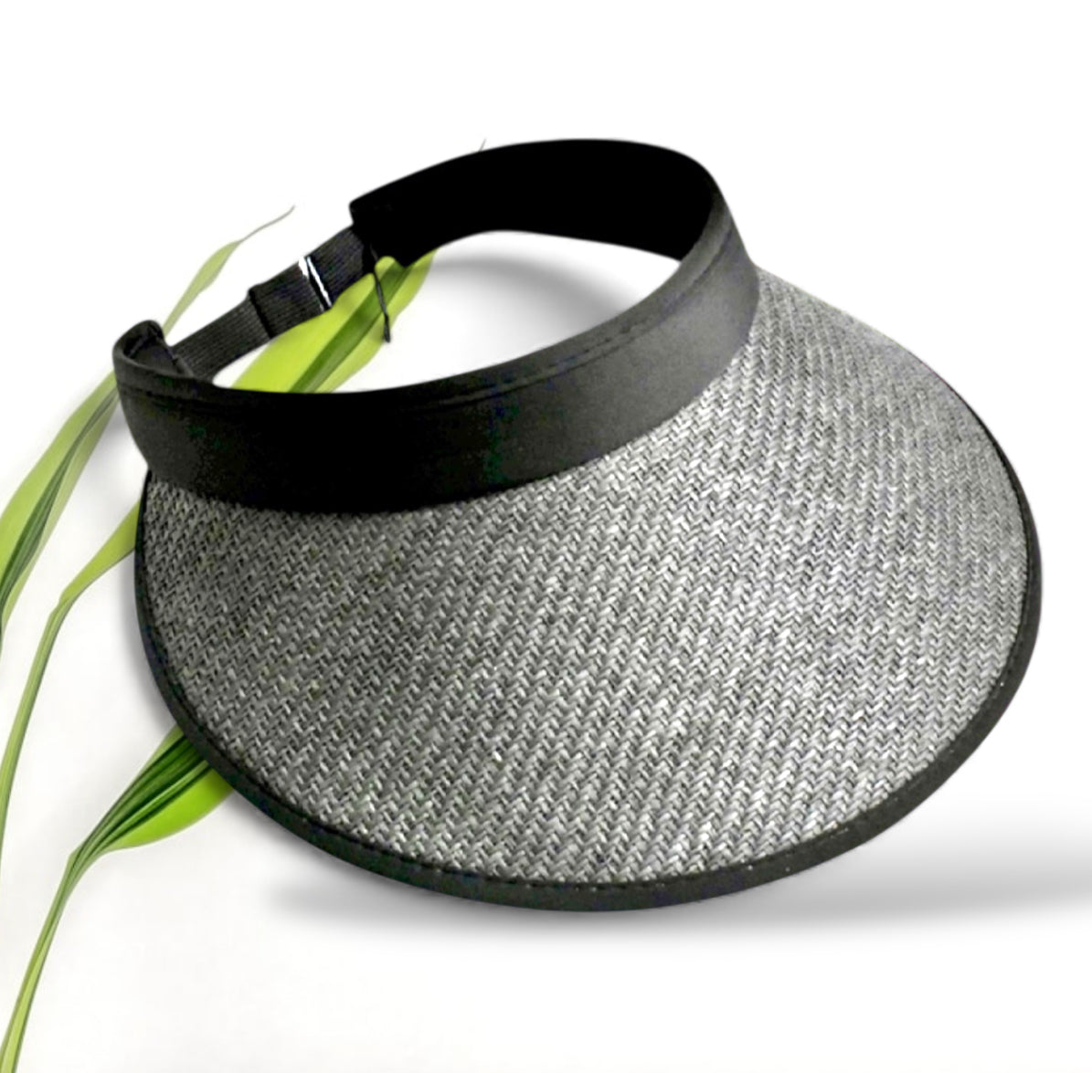 Talanoa-Pre-Order-Wide Rim Straw Visor Adjustable