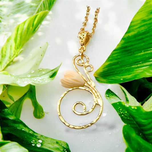 Kupono-Pre-Order-Hamilton Gold Pikake Necklace