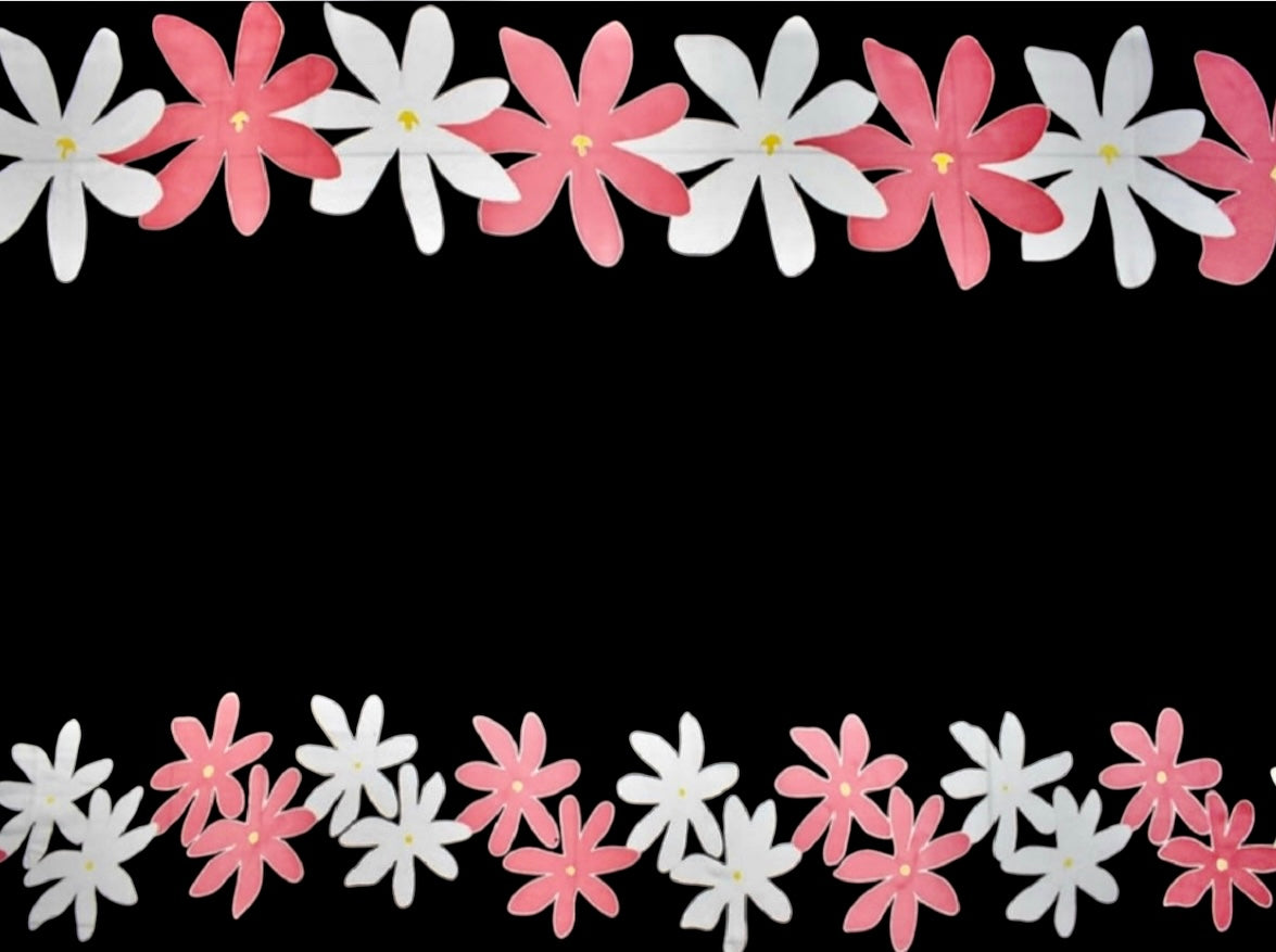 Lole - Pre-Order Hand Painted Tiare Flower Sarongs Pareo Extra Large