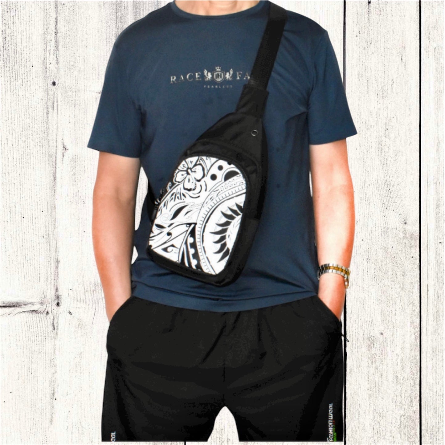 Eneri - Ready to Ship - Tribal Hibiscus Sling Bags Assorted Colors