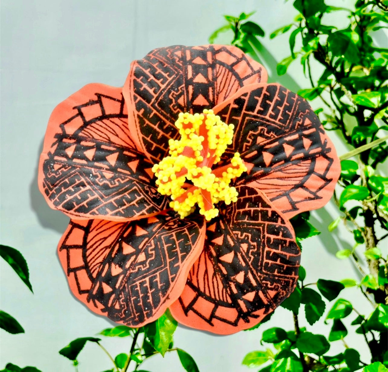 Kaimane-Pre-Order-3.5 INCH Tattoo Hibiscus Flower Hair Stick Assorted Colors