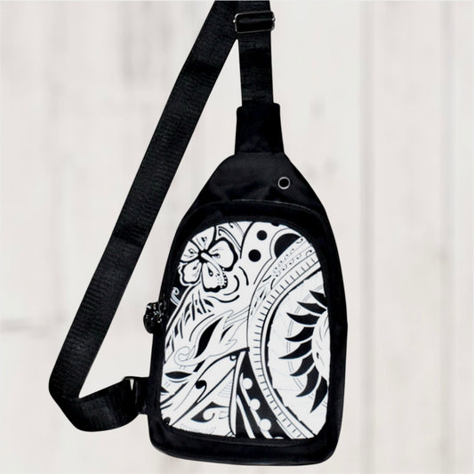 Eneri - Ready to Ship - Tribal Hibiscus Sling Bags Assorted Colors