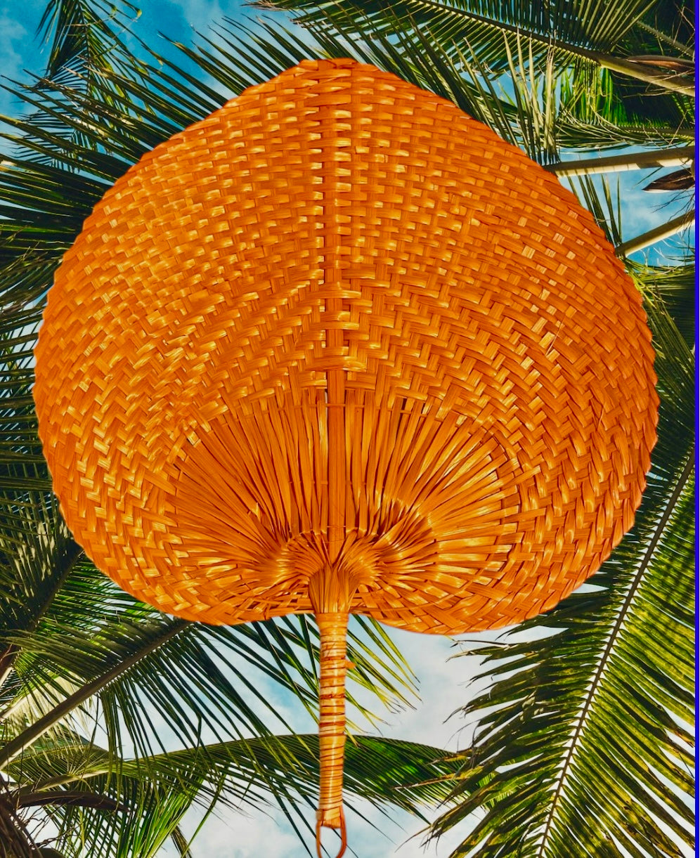 Ala - Traditional Polynesian Hand Fan - Handcrafted Island Accessory - Ready to Ship