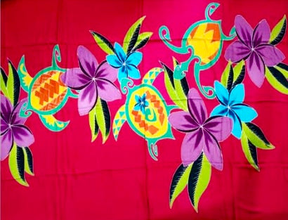 Reba - Pre-Order Hand Painted Tropical Full Sarong