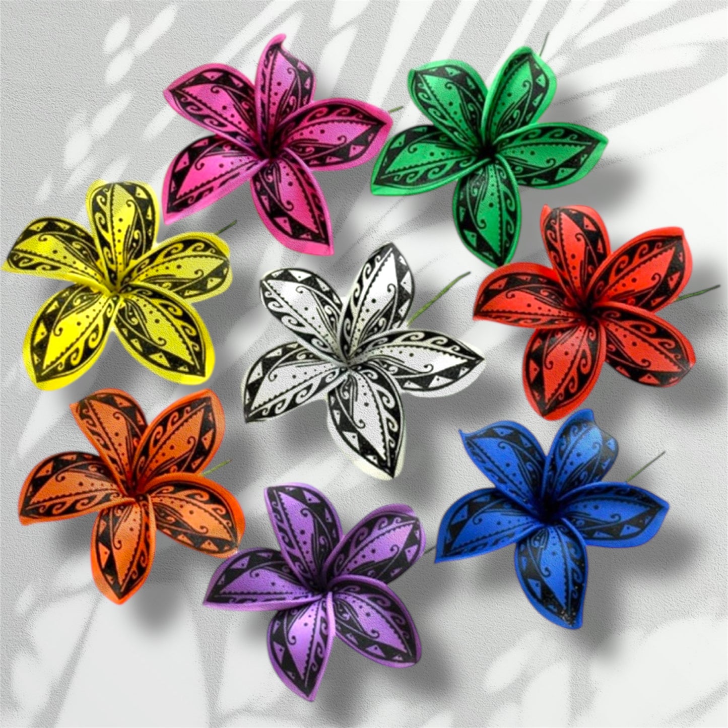 Plumeria Tattoo Flower Hair Sticks-Pre-Order-Pua Tattoo Sei 3.54 Inch