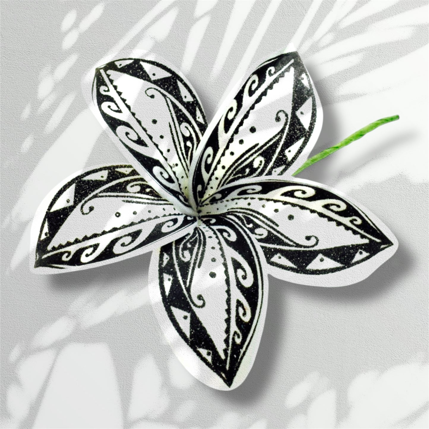 Plumeria Tattoo Flower Hair Sticks-Pre-Order-Pua Tattoo Sei 3.54 Inch