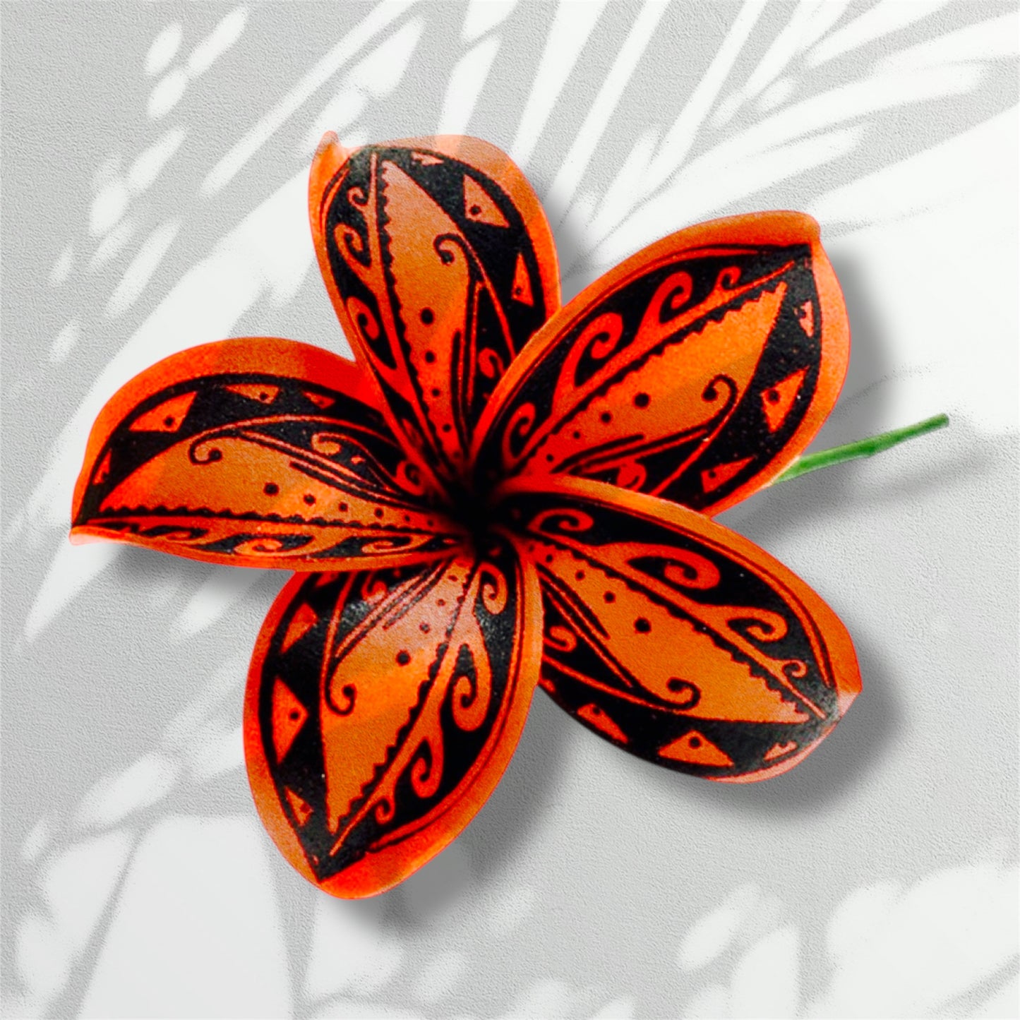 Plumeria Tattoo Flower Hair Sticks-Pre-Order-Pua Tattoo Sei 3.54 Inch