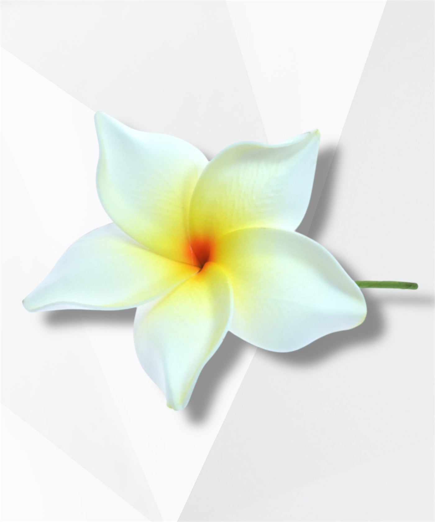 Pualani - Ready to Ship-Large 4" Plumeria Foam Flower Hair Stick